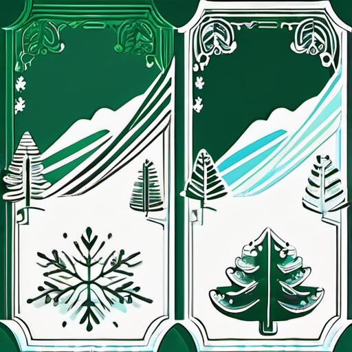 タロットクロス tarot クリスマス 雪の結晶 冬 クロス タペストリー インテリア 正方形 グッズ かわいい ラグジュアリー 祭壇 緑 1