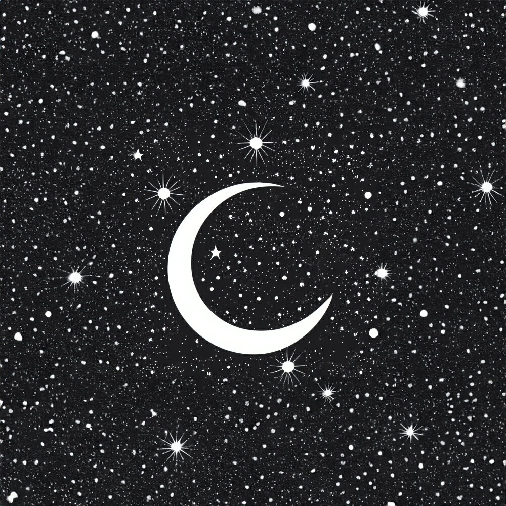 タロットクロス tarot 占い 神秘的 三日月 自然 テーブルクロス タペストリー おしゃれ 祭壇 撮影背景 正方形 グッズ アクセサリー かわいい