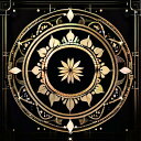 タロットクロス tarot 美しい 曼荼羅 花 タペストリー インテリア 正方形 グッズ 背景 神秘的 祭壇 黒