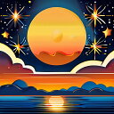 タロットクロス tarot 占い 神秘的 カラフル太陽 月 手書き風 タペストリー おしゃれ 祭壇 撮影背景 正方形 スピリチュアル グッズ 虹色 オレンジ