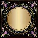 タロットクロス tarot 美しい 曼荼羅 花 タペストリー インテリア 正方形 グッズ 背景 神秘的 祭壇 黒