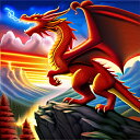 タロットクロス 占い 神秘的 新年 お正月 成人式 辰年 ドラゴン ファンタジー風 ダークドラゴン タペストリー かっこいい リアル 祭壇 正方形