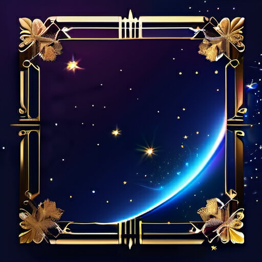Tarot Card - タペストリー タロットクロス 祭壇 美しい 正方形 宇宙柄 花柄 リアル 紺 ネイビー 青 ブルー