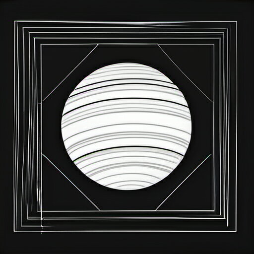 タロットクロス tarot cloth タペストリー 大判 40cm~180cm ポリエステル 祭壇 正方形 シンプル モノクロ 白黒 ブラック 惑星 宇宙