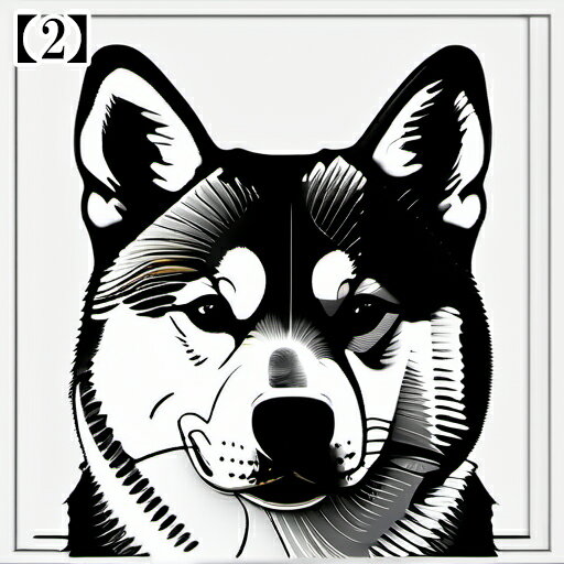 タロットクロス タペストリー tarot 風水 祭壇 黒 ブラック 柴犬 黒柴 動物 モノクロ 白黒