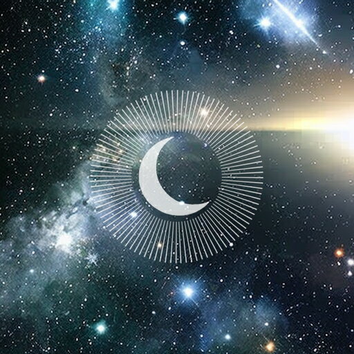 タロットクロス タペストリー 風水 祭壇 三日月 黒 ブラック 紺 青 大判 宇宙 星雲