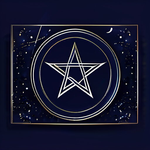 Fortune Telling - タロットクロス 五芒星 青 紺 40cm～180cm 小さめ 大判 タペストリー 宇宙 風水 占い グッズ