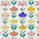 タペストリー 韓国風 かわいい 可愛い 小さめ 大判 インテリア タロットクロス 白 ホワイト 花瓶 壁 ウォールアート 北欧風 美しい 花 正方形 占い グッズ 撮影背景 祭壇|詳細画像