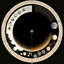 タロットクロス 黒 ホロスコープス 小さめ 大判 20cm~120cm タペストリー インテリア 祭壇 撮影背景 正方形 占い グッズ(3)