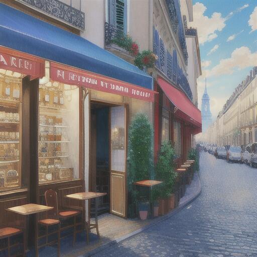 タペストリー インテリア ヨーロッパ風 パリ風 街並み カフェ おしゃれ ウォールアート 撮影背景 壁 タロットクロス 小さめ 大判 20cm～120cm 正方形 占い グッズ