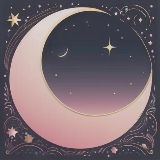 タロットクロス ピンク 三日月 かわいい タペストリー 小さめ 大判 20cm～120cm プリント インテリア 祭壇 占い グッズ