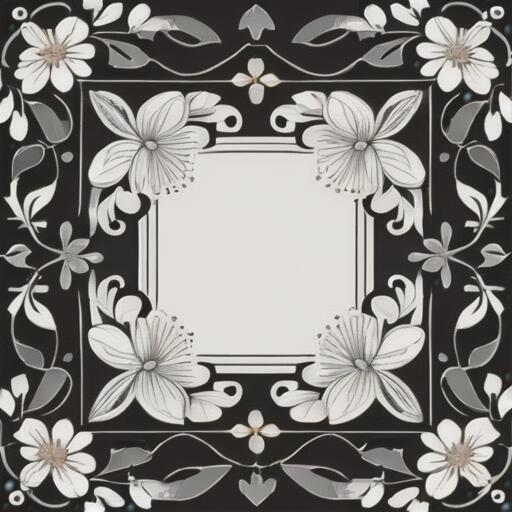 タロットクロス 黒 カラフル 花柄 タペストリー 小さめ 大判 20cm～120cm プリント 春夏 レトロ風 かわいい 植物 ボタニカル おしゃれ インテリア 正方形 撮影背景 祭壇