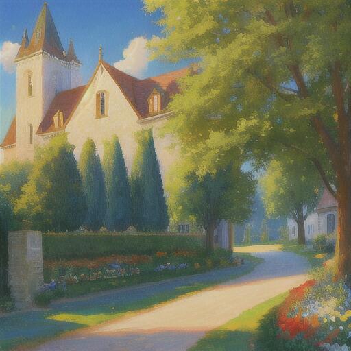 タペストリー インテリア ヨーロッパ風 街並み おしゃれ かわいい メルヘン ウォールアート 撮影背景 壁 タロットクロス 小さめ 大判 20cm～120cm 正方形 占い グッズ