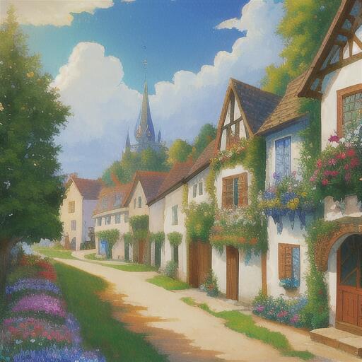 タペストリー インテリア ヨーロッパ風 街並み おしゃれ かわいい ファンタジー風 ウォールアート 撮影..