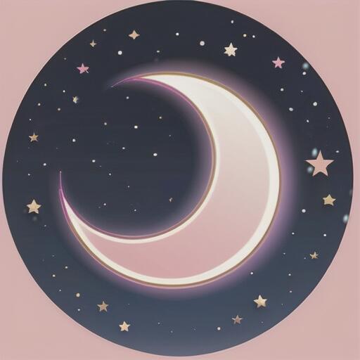 タロットクロス ピンク 三日月 かわいい タペストリー 小さめ 大判 20cm～120cm プリント インテリア 祭壇 占い グッズ