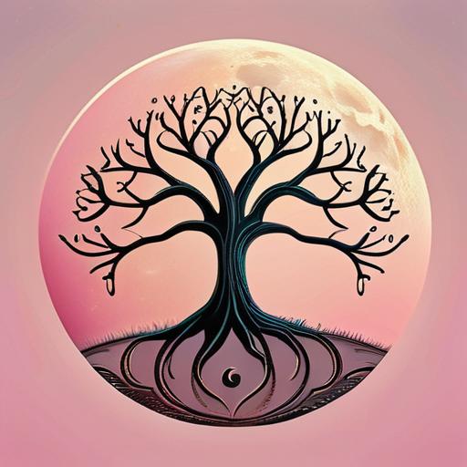 タロットクロス tarot 占い 神秘的 タペストリー おしゃれ 祭壇 撮影背景 正方形 グッズ アクセサリー 黒 ピンク 白 木 丸 月 鳥 葉 ピンク 円 星 図案 紺 アート デザイン 飾り 模様 白 月 星 草