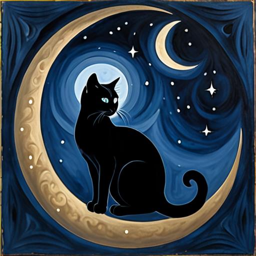 タロットクロス tarot 占い 神秘的 タペストリー おしゃれ 祭壇 撮影背景 正方形 グッズ アクセサリー 黒 緑 猫 月 星 夜 魔法 黄色 神..