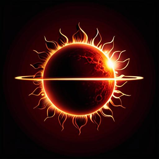 タロットクロス tarot 占い 神秘的 タペストリー おしゃれ 祭壇 撮影背景 正方形 グッズ アクセサリー 赤 黒 オレンジ 太陽 宇宙 光 火 エネルギー