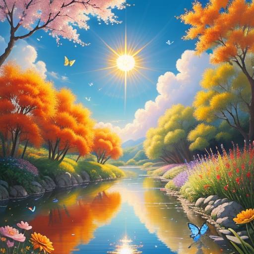 タロットクロス tarot 占い 神秘的 タペストリー おしゃれ 祭壇 撮影背景 正方形 グッズ アクセサリー 青 白 赤 木 川 花 蝶 生命の樹