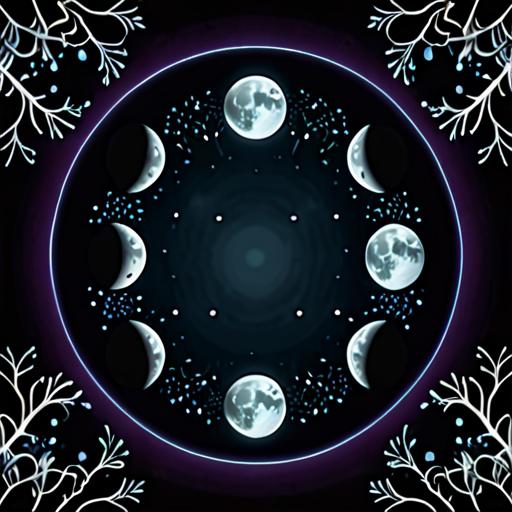 タロットクロス tarot 占い 神秘的 タペストリー おしゃれ 祭壇 撮影背景 正方形 グッズ アクセサリー 青 白 黒 生命の樹 月 天文学 幾何学 夜