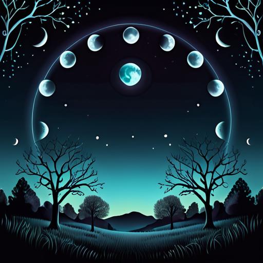 タロットクロス tarot 占い 神秘的 タペストリー おしゃれ 祭壇 撮影背景 正方形 グッズ アクセサリー 青 黒 生命の樹 月 星空 夜 自然