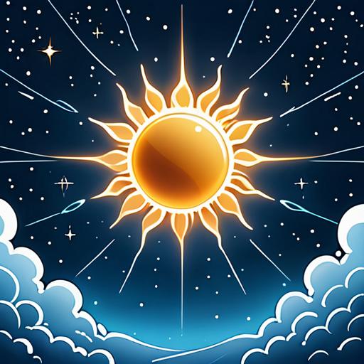 タロットクロス tarot 占い 神秘的 タペストリー おしゃれ 祭壇 撮影背景 正方形 グッズ アクセサリー 青 白 オレンジ 太陽 光 空 雲 夜