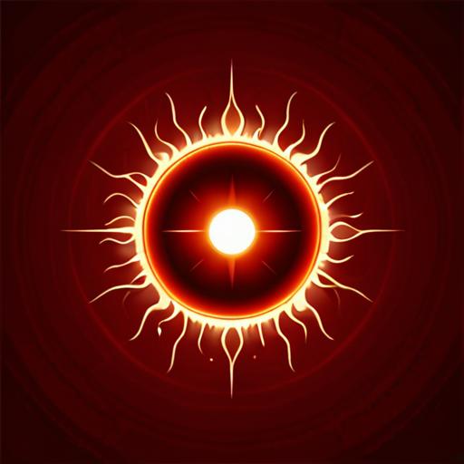 タロットクロス tarot 占い 神秘的 タペストリー おしゃれ 祭壇 撮影背景 正方形 グッズ アクセサリー 赤 オレンジ 太陽 火 光 円 エネルギー