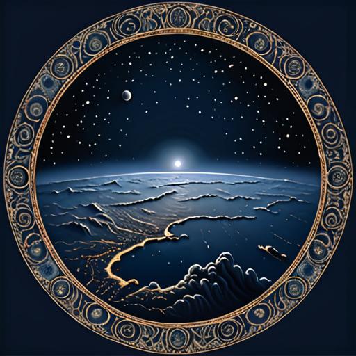 タロットクロス tarot 占い 神秘的 タペストリー おしゃれ 祭壇 撮影背景 正方形 グッズ アクセサリー 青 紺 黒 宇宙 星 地球 夜空