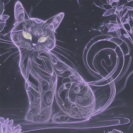 タロットクロス tarot 占い 神秘的 タペストリー おしゃれ 祭壇 撮影背景 正方形 グッズ アクセサリー グレー 紫 猫 スピリチュアル 癒し アート ファンタジー