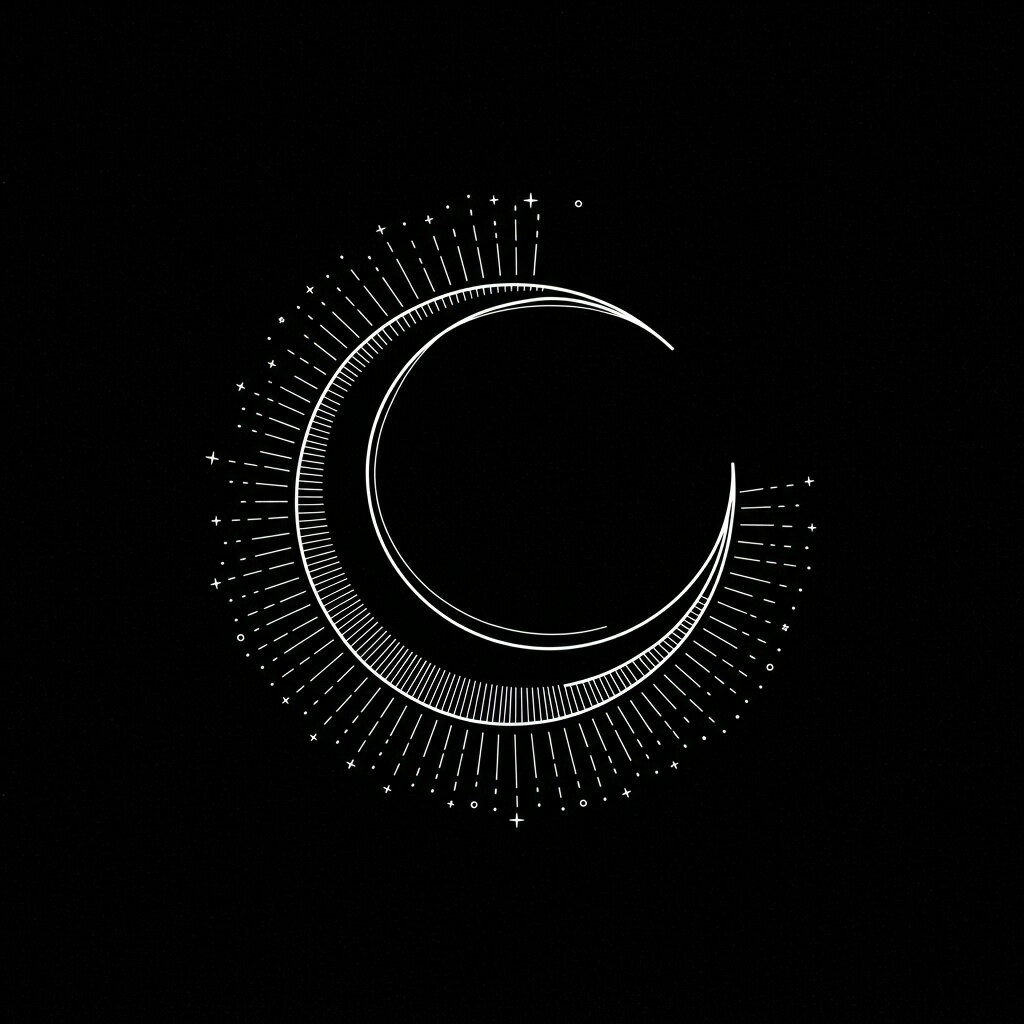 タロットクロス tarot 占い 神秘的 タペストリー おしゃれ 祭壇 撮影背景 正方形 グッズ アクセサリー 黒 白 月 三日月 満ち欠け 夜空