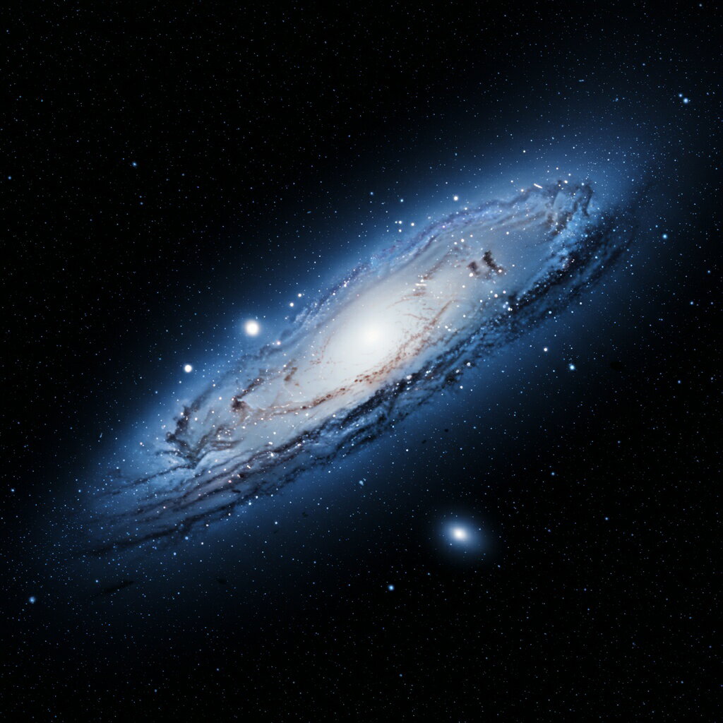 タロットクロス tarot 占い 神秘的 タペストリー おしゃれ 祭壇 撮影背景 正方形 グッズ アクセサリー 青 紺 黒 宇宙 銀河 星 アンドロメダ 天の川