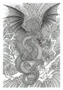 龍 桜 雷 波 雲 タペストリー 和モダン 和柄 浮世絵風 刺青風 昭和レトロ 壁掛け 大判 長方形 タトゥー ジャパニーズ 男気 アウトロー 壁布 白 グレー 赤(3)