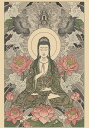 仏陀 蓮 悟り 平和 瞑想 タペストリー 和モダン 和柄 浮世絵風 刺青風 昭和レトロ 壁掛け 大判 長方形 タトゥー ジャパニーズ 男気 アウトロー 壁布 ベージュ ピンク グレー(3)