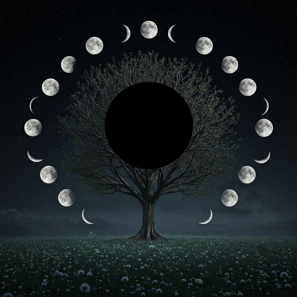 タロットクロス 占い 神秘的 ぬい撮り 小物 撮影背景 タペストリー 魔法陣 おしゃれ 祭壇 正方形 グッズ アクセサリー tarot 紺 黒 白 月 満月 生命の樹 夜空 自然