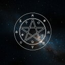 タロットクロス 占い 神秘的 ぬい撮り 小物 撮影背景 タペストリー 魔法陣 おしゃれ 祭壇 正方形 グッズ アクセサリー tarot 黒 白 紺 五芒星 星 宇宙 占星術