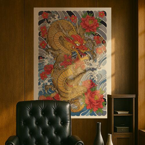 タペストリー 和モダン 和柄 浮世絵風 壁掛け 大判 壁布 インテリア かっこいい 部屋 アート グラフィ..