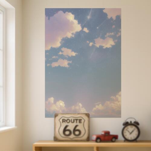 空 雲 星 夜空 夢 タペストリー 大きい 縦型 縦配信 大自然 インテリア 撮影背景 壁掛け 大判 長方形 ..