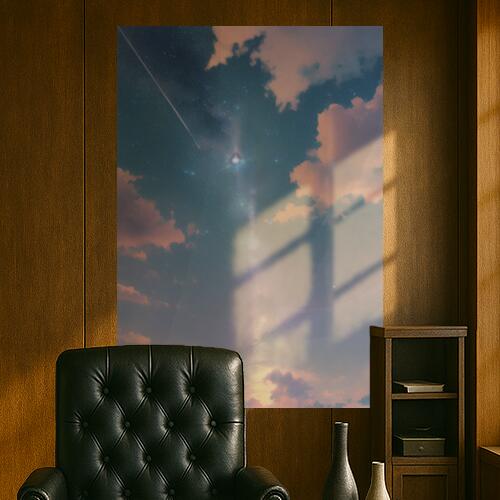 星空 流れ星 天使の梯子 希望 癒し タペストリー 大きい 縦型 縦配信 大自然 インテリア 撮影背景 壁掛..