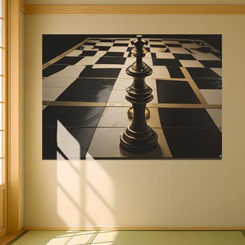 チェス キング ボードゲーム 戦略 駒 タペストリー イタリアマフィア風 男気 防犯 ヤクザ風 根性 かっ..