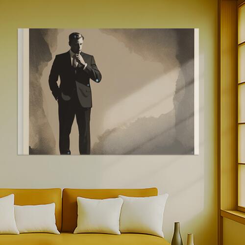 ビジネス スーツ 男性 思考 エレガント タペストリー イタリアマフィア風 男気 防犯 ヤクザ風 根性 か..