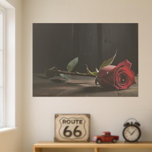 バラ 赤いバラ 花 愛 ロマンス タペストリー イタリアマフィア風 男気 防犯 ヤクザ風 根性 かっこいい グッズ インテリア 大きい 撮影背景 壁掛け 大判 長方形 壁布 赤 黒 ベージュ