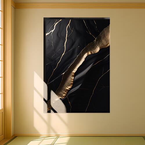 大理石 金 アート 抽象 モダン タペストリー イタリアマフィア風 男気 防犯 ヤクザ風 根性 かっこいい グッズ インテリア 大きい 撮影背景 壁掛け 大判 長方形 壁布 黒