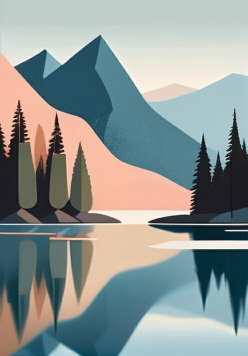 山 湖 木 自然 風景 タペストリー 北欧風 おうちスタジオ 幻想的 雑貨 グッズ インテリア 大きい 撮影..