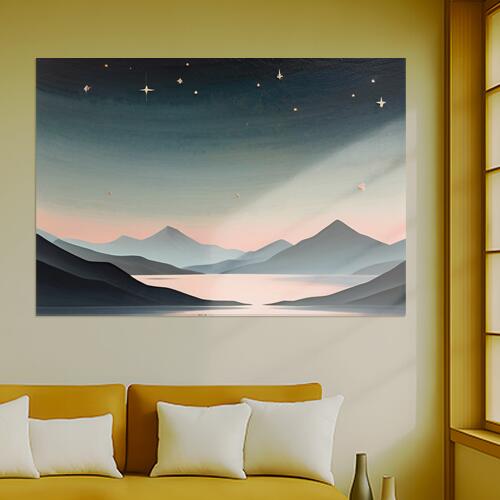 山 湖 星 夜空 風景 タペストリー 北欧風 おうちスタジオ 幻想的 雑貨 グッズ インテリア 大きい 撮影..