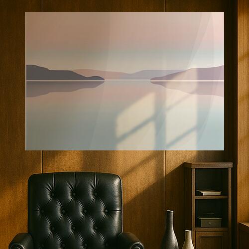 湖 山 風景 静寂 ミニマル タペストリー 北欧風 おうちスタジオ 幻想的 雑貨 グッズ インテリア 大きい 撮影背景 壁掛け 大判 長方形 壁布 ピンク グレー ベージュ