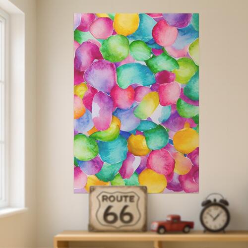 水彩 カラフル ポップ アート テクスチャ タペストリー ウェディングバナー 結婚祝い おうちスタジオ 雑貨 グッズ 壁掛け インテリア 大きい 撮影背景 大判 長方形 ヒーリング 赤 ピンク オレンジ