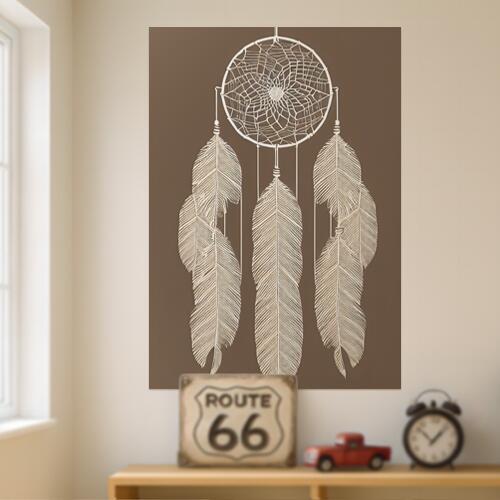 ドリームキャッチャー 羽 アート ボヘミアン インディアン タペストリー 開運グッズ 壁飾り 巨大 瞑想 ..