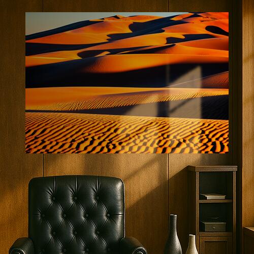 砂漠 砂丘 風景 自然 太陽 タペストリー リラックス 名画風 遠景 瞑想 大判 布製 壁飾り 巨大 壁掛け インテリア 大きい 撮影背景 長方形 オレンジ ベージュ