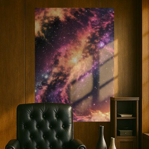 宇宙 星雲 星 銀河 天体 タペストリー 風景 リラックス 名画風 遠景 瞑想 大判 布製 壁飾り 巨大 壁掛..