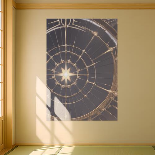 天体 星 天球儀 羅針盤 天文学 タペストリー 風景 リラックス 名画風 遠景 瞑想 大判 布製 壁飾り 巨大..